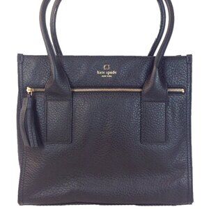 Kate Spade Southport Avenue Cameron Leather Tote Black EXCELLENT Condition